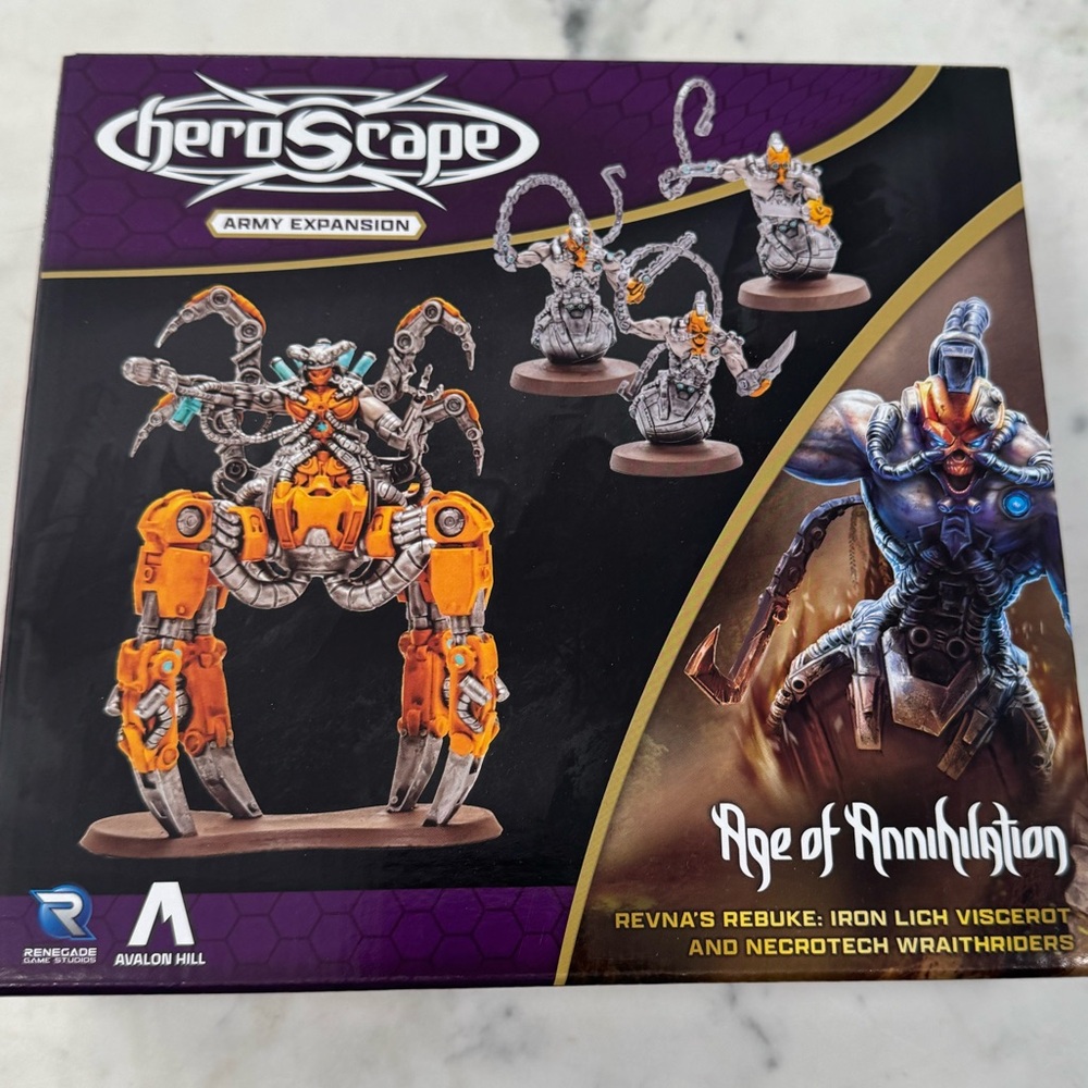 Heroscape: Age of Annihilation Revna’s Rebuke Iron Lich UNPAINTED